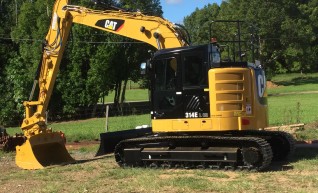 14T Caterpillar Excavator w/ROPS & FOPS 1
