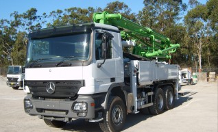 24m Truck Mounted Concrete Pump with 4 Section ... 1