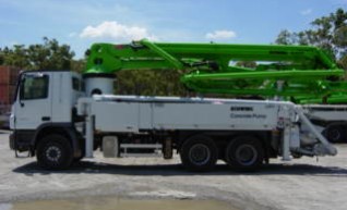 31m Truck Mounted Concrete Pump with Telescopic Boom 1