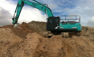 350 kobelco excavator 1