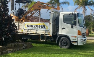3.5t excavator and 5.5t tipper dry or wet hire 1