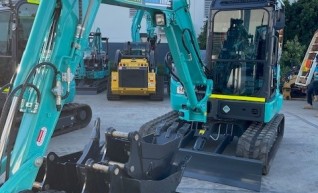 5T Kobelco Excavator with Height Limiter 1