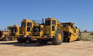 633 Elevating Scrapers w/gps - mine spec 1