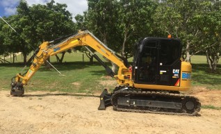 8T Caterpillar Excavator 1