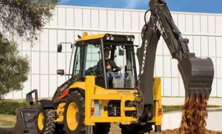 Backhoe loader  Volvo BL71B 1