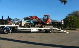 Bobcat and excavator combo 1