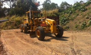 Cat 140 H  trimble GPS/UTS 1