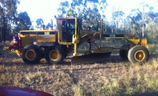 Cat 143H Grader GPS 1