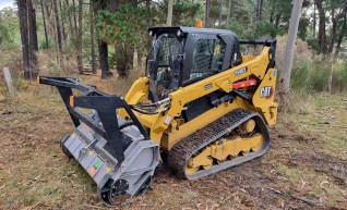 CAT 259D3 Posi-track w/Forestry Mulcher 1