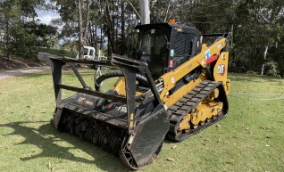 Cat 299D3XE Mulcher 1