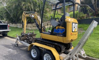 Cat 301.7D Mini Excavator For Dry Hire (On trailer) 1.7ton 1