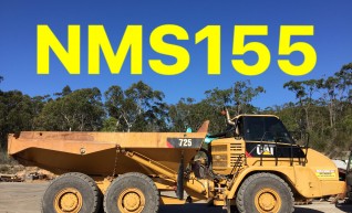 CAT 725 Dump Truck 25 tonne articulated 6x6 wheel drive NMS155 for Hire 1
