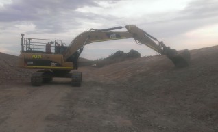 Caterpillar 329DL excavator  1