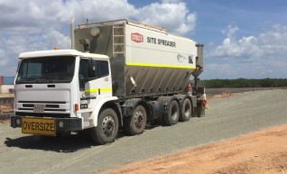 Cement/Lime Spreader Truck 1