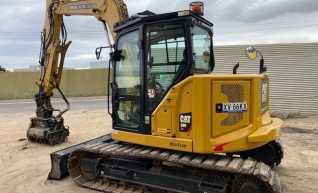 9T CAT 309CR Excavator with CAT Mulcher 1