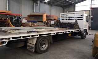 Hino Flat Tray Truck 1