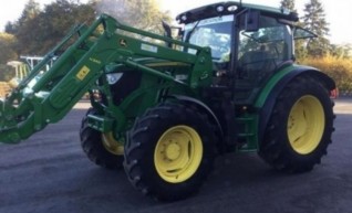 John Deere 6105R Cab Tractor 1