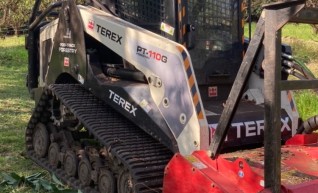 Terex PT110 Posi-track w/Forestry Mulcher 1