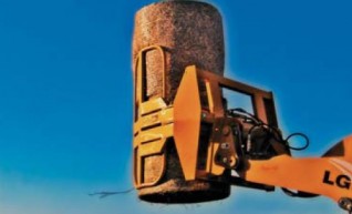 Loader Wrapped Bale Handler 1
