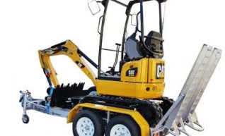 MACHINERY HIRE - Caterpillar 301.7 Mini Excavator  1