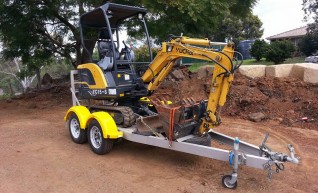 MINI EXCAVATOR DRY HIRE 1