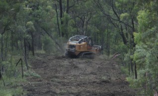 Mulching Access Tracks 1