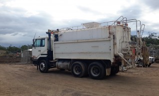 Nissan UD Tipper with a slip in 16000lt water tank 1