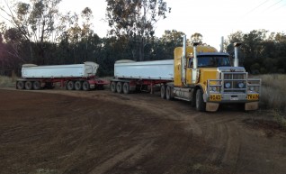 Road Train Side Tippers, Drop Deck and flat top 1