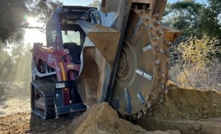110HP Rock saw trencher 1