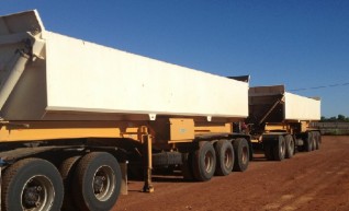 Side Tippers - Road Train 1