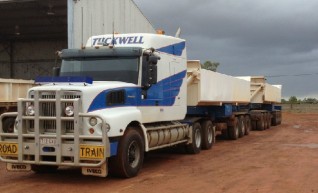 Side Tippers - Road Train with Prime mover 1