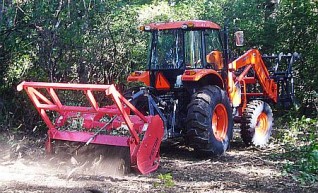 Tractor Mulching/Mulch 1