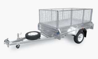 TRAILER - CAGE - SMALL - TANDEM (SINGLE AXEL) - 8X5 1