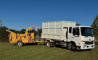 Truck and 18 inch Chipper 1