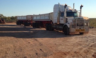 Western Star 4864 Prime Mover & Tripple Side Tippers 1