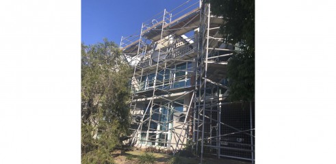 Aluminium Scaffold - Repainting Residential Building 3