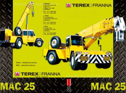  25t Terex Franna Crane 1