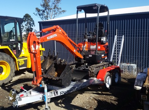 1.7T Yanmar Excavator with trailer package 2