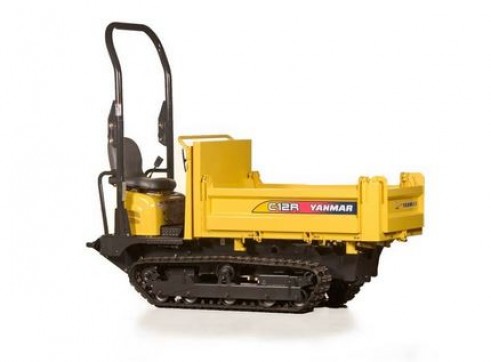 1200KG TIGHT ACCESS TRACKED MINI DUMPER WITH TRAILER 1