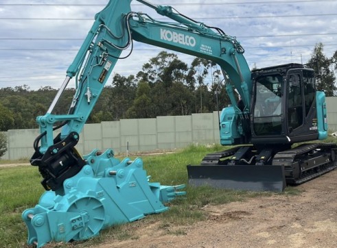 13T SK135SR-7 Kobleco Excavator w/GPS 1