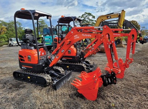 1.7t Kubota Excavators 2