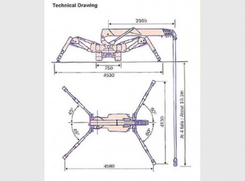 2.82 T Meada Crawler Crane 3