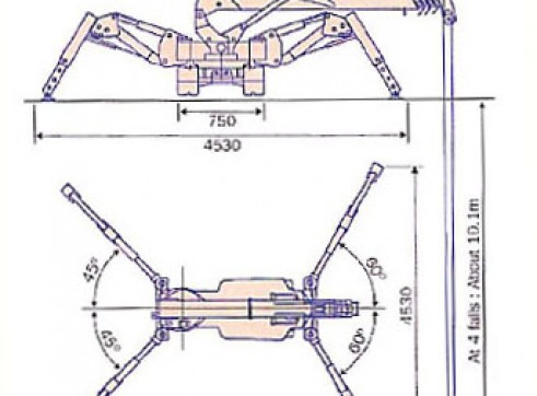 2.82 T Meada Crawler Crane 3