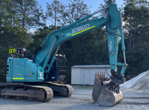 2021 38T Kobelco SK380SRLC - Zero Swing 4