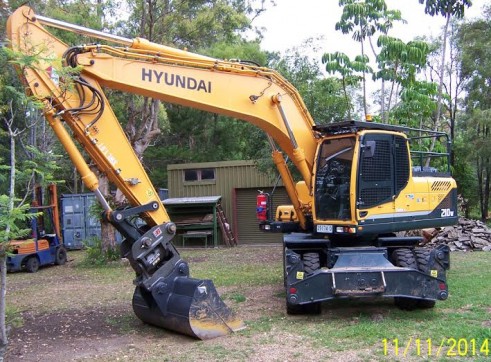 21T Wheeled Excavator 4