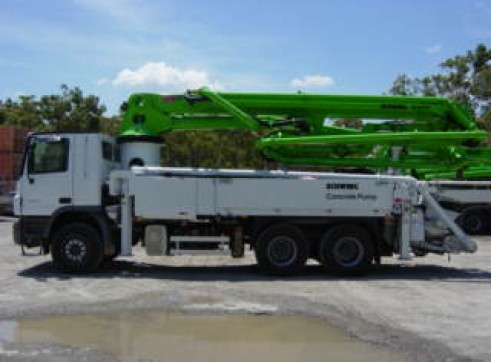 31m Truck Mounted Concrete Pump with Telescopic Boom 1