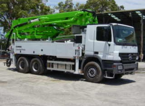 31m Truck Mounted Concrete Pump with Telescopic Boom 2