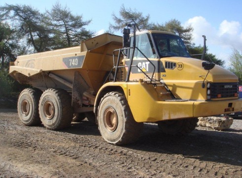 40T CAT Artic Dump truck 1