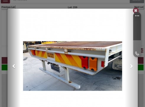 4x2 6.8ton payload 97 acco 210perkins with 7m reach 4t crane 4