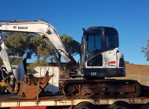 8T Bobcat E80 Excavator